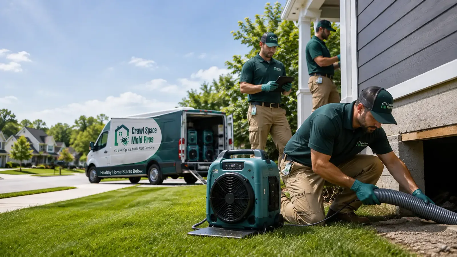 Crawl Space Mold Removal in Cazenovia, WI